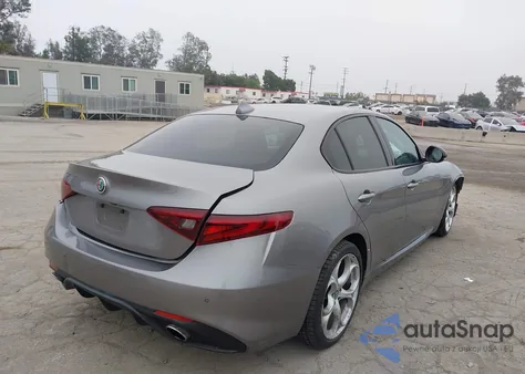 2019 Alfa Romeo Giulia Ti Sport Rwd z USA, uszkodzony, nr VIN ZARFAMBNXK7612360